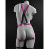 Pipedream Dillio 7-Inch Strap-On Suspender Harness Set - Pink: Ultimate Pleasure for All Genders - Adult Naughty Store