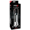 PDX Elite Blowjob Power Pump - Realistic Intermittent Suction Oral Pleasure Toy, Model X1, Male, Stimulates Shaft, Black - Adult Naughty Store