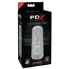 PDX Elite EZ Grip Stroker Clear - The Ultimate Handheld Male Masturbator for Intense Pleasure and Maximum Satisfaction - Adult Naughty Store