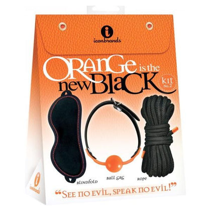 Introducing the Sensual Pleasure Collection: The 9's Orange Is The New Black Kit #2 - See No Evil, Speak No Evil.