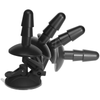 Vac-U-Lock Deluxe Suction Cup Plug - Ultimate Hands-Free Pleasure for All Genders - Versatile Attachment Support - Model VUL-SC-001 - Shower/Bath Friendly - Jet Black - Adult Naughty Store