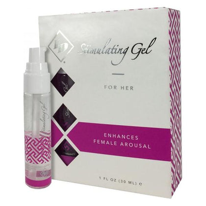 ID Stimulating Gel For Her - Intensify Pleasure with Warming Sensation - Aphrodisiac Blend - Latex Condom Safe - 1 Ounce