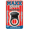 Maxx Gear Pleasure Vibrating Ring - Model XG-VR01 - Unisex - Enhanced Couples Pleasure - Black - Adult Naughty Store