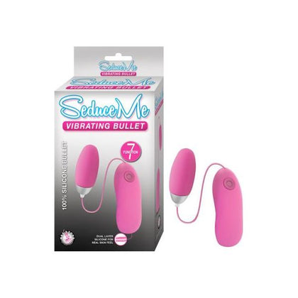 Seductive Pleasures Dual-Layer Silicone Vibrating Bullet - Model SMVB-01 - For Her - Intense Clitoral Stimulation - Pink