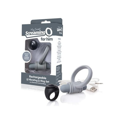 Screaming O My Secret Bullet And Ring For Him - Grey

Introducing the Screaming O My Secret Bullet And Ring For Him - Grey: The Ultimate Pleasure Powerhouse for Him!