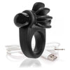 Introducing the Charged Skooch Vibrating Ring Black - the Ultimate Pleasure Enhancer for Couples! - Adult Naughty Store