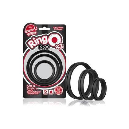 Screaming O Ringo Pro X3 - Black: Premium Silicone Penis Rings for Enhanced Pleasure and Performance - Adult Naughty Store