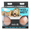 Twice Pleasure Dual Texture Vanilla Beige Masturbator for Him - Model TPN-1001 - Adult Naughty Store