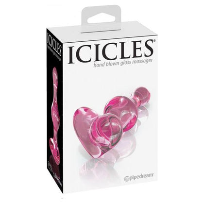 Icicles #75 Hand-Blown Glass Wand - Model 75 - Unisex G-Spot and Prostate Pleasure - Elegant Clear Glass