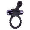 Adam's Fantasy C Ringz Vibrating Silicone Super Ring - Model X1 - Male - Enhance Erection & Pleasure - Black - Adult Naughty Store