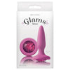 Glams Mini - Pink Gem: Elegant Tapered Silicone Butt Plug for Intimate Pleasure - Model GMP-001, Female, Anal Stimulation - Adult Naughty Store