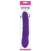 Inya Twister Purple Realistic Vibrating Dildo - Model T-9001 - Women's G-Spot Pleasure Toy - Adult Naughty Store