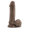 Au Naturel Sensa Feel 8-Inch Brown Realistic Dildo for Ultimate Pleasure - Adult Naughty Store