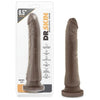 Dr. Skin Basic 8.5 inches Chocolate Brown Dildo - Adult Naughty Store