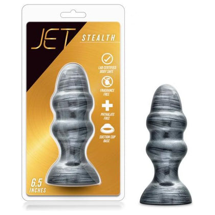 Jet Stealth Carbon Metallic Black Pro Sized Butt Plug for Advanced Users - Model JTPB-001 - Unisex Anal Pleasure Toy - Adult Naughty Store