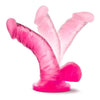 Naturally Yours 4 inches Mini Cock Pink Dildo - A Petite Pleasure Delight for Intense G-Spot or Prostate Stimulation - Adult Naughty Store