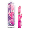 Introducing the Dancing Dolphin Fuchsia Pink Vibrator - Model DD-8F: The Ultimate G-Spot and Clitoral Pleasure Experience - Adult Naughty Store