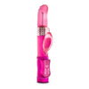 Introducing the Dancing Dolphin Fuchsia Pink Vibrator - Model DD-8F: The Ultimate G-Spot and Clitoral Pleasure Experience - Adult Naughty Store