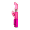 Introducing the Dancing Dolphin Fuchsia Pink Vibrator - Model DD-8F: The Ultimate G-Spot and Clitoral Pleasure Experience - Adult Naughty Store