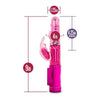 Romping Rabbit RR-8F Fuchsia Pink G-Spot and Clitoral Vibrator for Women - Adult Naughty Store