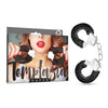 Temptasia Sturdy Nickel-Free Adjustable Cuffs with Removable Faux Fur - Model TSC-11 - Unisex BDSM Bondage Restraints for Enhanced Bedroom Pleasure - Black - Adult Naughty Store