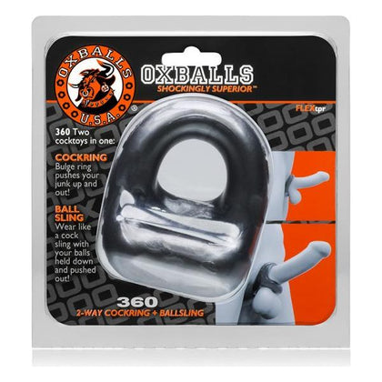 Oxballs 360 Cockring & Ballsling Steel - Versatile Pleasure Enhancer for Men