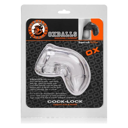 Atomic Jock Cock Lock Chastity Cage - Model CL-001 - Male - Pleasure for Cock and Balls - Clear