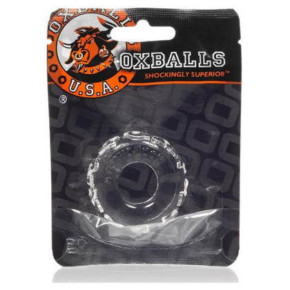 Oxballs Jelly Bean Cockring Clear - Enhance Your Pleasure with this Stretchy TPR Cockring - Adult Naughty Store