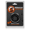 Oxballs Sprocket Cockring - Model X1, Male Pleasure Enhancer, Black - Adult Naughty Store