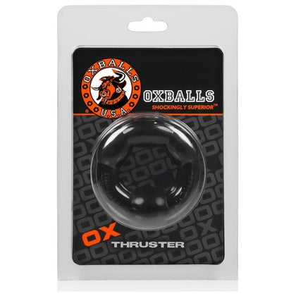 Oxballs Thruster Cockring, Black: The Ultimate Flex-TPR Pleasure Enhancer for Men - Adult Naughty Store