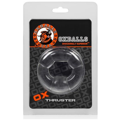 Oxballs Thruster Cockring, Clear - Ultimate Pleasure Enhancer for Men - Adult Naughty Store