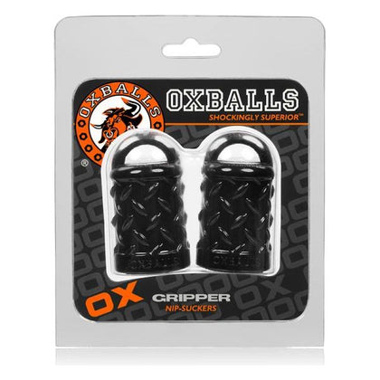 Oxballs Gripper Nipple Puller Black - Intensify Nipple Stimulation and Sensation for All Genders