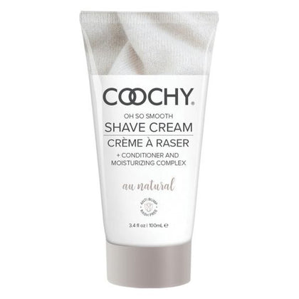 Introducing the Coochy Shave Cream Au Natural 3.4oz: The Ultimate Fragrance-Free Solution for Effortless Shaving and Unparalleled Skin Comfort