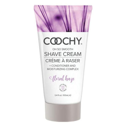 Introducing the Coochy Shave Cream Floral Haze 3.4oz - The Ultimate Care for Effortless Shaving Bliss!