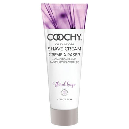 Introducing the Coochy Shave Cream Floral Haze 7.2oz - The Ultimate Skin-Soothing Solution for Effortless Shaving Bliss