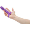 Simple And True Extra Touch Finger Dong Purple - Adult Naughty Store