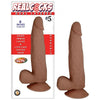 Real Cocks Dual Layered #5 Brown Thin Tip 8 inches Dildo: The Ultimate Lifelike Pleasure Experience for All Genders - Adult Naughty Store