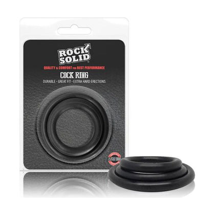 Rock Solid Tri-pack Rubber Gasket (1.25in, 1.5in, 2in) Black
Introducing the Rock Solid Tri-pack Rubber Gasket - The Ultimate Erection Ring Set for Enhanced Pleasure and Performance - Model RS-TRP-01 - Unisex - Compatible with Silicone Lubricants - Black