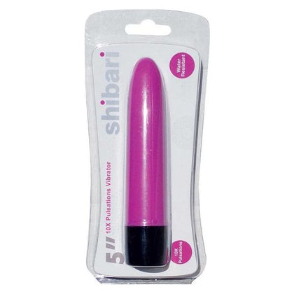 Shibari 10X Pulsations Vibrator - Model SV-5P - Women's G-Spot Pleasure - Pink