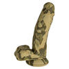 Dick Commando Camo 7-Inch Realistic Dildo with Suction Cup Base - For Hands-Free Fun, Pleasure and Discretion - Adult Naughty Store