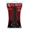 Curve Toys Royal Hiney Red The Queen Black Butt Plug - Model RH-BP-001 - Unisex Anal Pleasure - Intense Vibrations - Sleek and Sensual Design - Adult Naughty Store