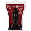 Curve Toys Royal Hiney Red The Marshal Black Butt Plug - Model RH-MB-001 - Unisex Anal Pleasure Toy - Adult Naughty Store