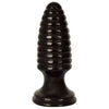 Curve Toys Royal Hiney Red The Marshal Black Butt Plug - Model RH-MB-001 - Unisex Anal Pleasure Toy - Adult Naughty Store