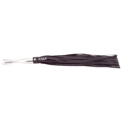 Fifty Shades of Grey Rouge Aluminium Handle Flogger - Model RS-2000 - Unisex Bondage Fetish Toy for Sensual Impact Play - Black Leather Whip for Intense Pleasure Experience