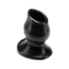 Oxballs Pighole-3 Hollow Plug, Large, Black - Intense Anal Stretcher for Extended Pleasure - Adult Naughty Store