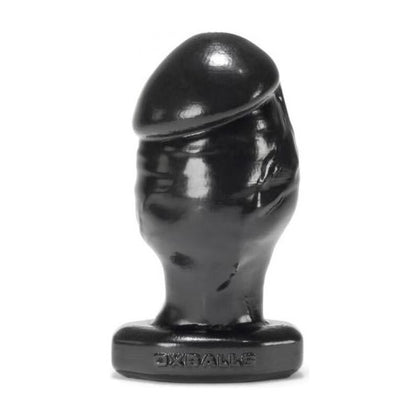 Oxballs Honcho-2 Medium Black Silicone Butt Plug for Penetrative Pleasure - Adult Naughty Store