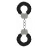 Fetish Fantasy Pleasure Handcuffs - Furry Black - Model X123 - Unisex - Wrist Restraints for Sensual Play - Adult Naughty Store