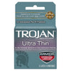 Trojan Ultra Thin Armor (Spermicidal) 3pk - Latex Condoms with Nonoxynol-9 (7%) Spermicide for Enhanced Pregnancy Protection - Adult Naughty Store