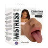 Mistress Bioskin Perfect Suck Vibrating Mercedes - Deep Throat Mouth Stroker Model MS-5000 - Male - Tongue and Throat Pleasure - Midnight Black - Adult Naughty Store