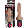 Natural Realskin Hot Cock #2 Fully Bendable 12 Function Usb Cord Included Waterproof Brown - Adult Naughty Store